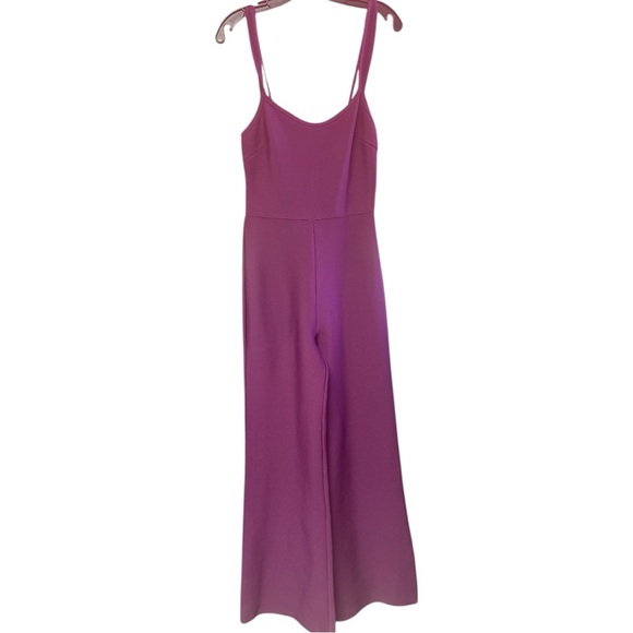 NWT Fashion Nova Purple Jumpsuit with Wide-Leg Palazzo Pants - Picture 2 of 8